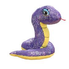Serpiente de Peluche con Lentejuelas Mágicas