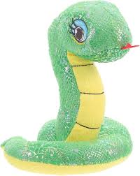 Serpiente Gigante de Peluche con Purpurina
