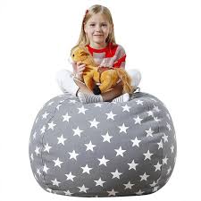 Puf de Peluche Ianulus: Almacenamiento Divertido para Juguetes