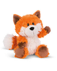 Zorro Fridalie de Peluche Naranja 25cm - Suave y Adorable