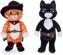 Los Gatos con Botas: Juego de 2 Peluches