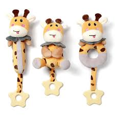 TUMAMA - Set de 3 Sonajeros para Bebés de 0 a 6 Meses
