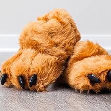 Zapatillas Pata de Oso Marrón - Diversión para Todos