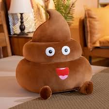 Cojín de Caca Divertido - Peluche Sofá