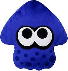 Cojín de Calamar Azul Brillante - Splatoon 2