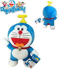 Doraemon Peluche 20cm con Hélice - Original