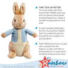Peluche Oficial de Peter Rabbit 16 cm - Rainbow Designs