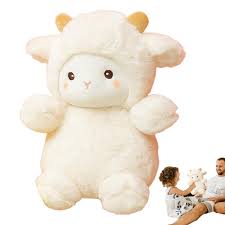 Corderito de Peluche Suave y Lindo - Juguete Ideal para Bebés