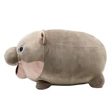 Hipopótamo de Peluche Bebé - 16.5 Pulgadas