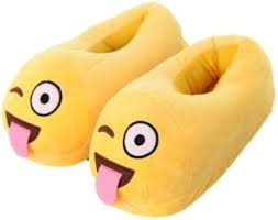 Pantuflas Grimace Emoticonos Talla 8 Amarillas
