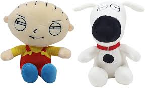 Peluches Stewie y Brian de Family Guy