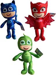 Set de Peluches PJ Masks: Gatoboy y Geko