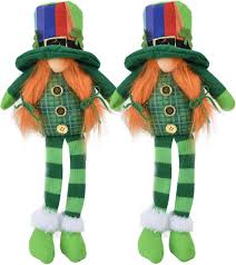 Gnomos de San Patricio - Set de 2 Muñecos de Peluche