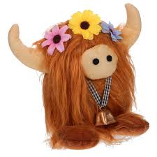 Muñeco de Peluche Vaca Escocesa Happyyami