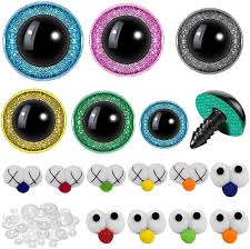 70PCS Ojos de Seguridad para Amigurumi - 60PCS de 16-30mm