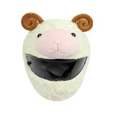 Funda de Casco de Moto con Orejas de Peluche