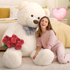 Oso de Peluche Gigante Marfil 180cm - MorisMos