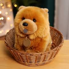 Perro de Peluche Chow: Compañero Tierno y Decoración Perfecta