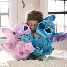 Peluche Grande de Ángel - Lilo y Stitch (55 cm)