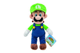 Super Mario Luigi Peluche 30 cm - Nintendo