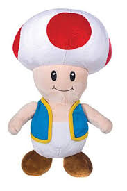 Toad de Super Mario Bros - Peluche 30 cm Calidad Premium