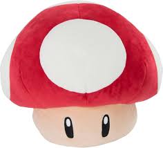 Mochi Mochi Mega Champiñón de Nintendo - Peluche 38 cm
