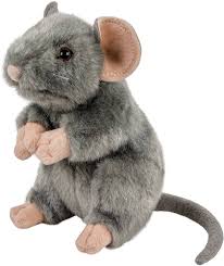 Rata de Peluche Gris de 17 cm - Teddys Rothenburg
