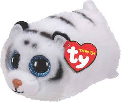 Tigre de Peluche Blanco TY Tundra - 10 CM