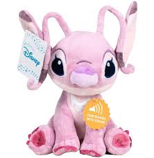 Peluche Angel Stitch Disney con Sonido - 20cm