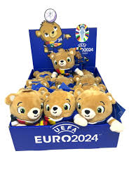 Albärt: Llavero de Peluche Oficial UEFA EURO 2024 - 12 cm