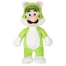 Plüsch Cat Luigi de Nintendo - 18 cm