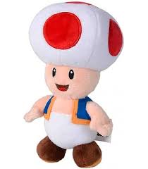 Colección All Star de Super Mario: Pluche Amarillo Toad de 20 cm