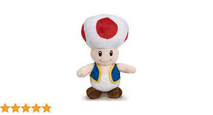 Seta Toad Super Suave - Peluche 30cm de Super Mario Bros