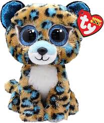 Beanie Boo Cobalto el Leopardo 15 cm