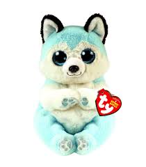 Ty Beanie Baby Husky Azul Thunder - 15 cm