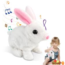 Conejo Peluche Interactivo JIASHA para Pascua