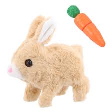 Conejo de Peluche Eléctrico para Pascua