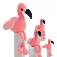 Encantador Flamenco de Peluche Rosa