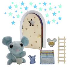 Peluchito Kawaii Ratón Pérez Brillante con Accesorios