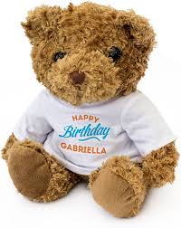 Oso de Peluche Feliz Cumpleaños - Gabriella