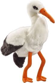 Cigüeña de Peluche Brillante 30 cm