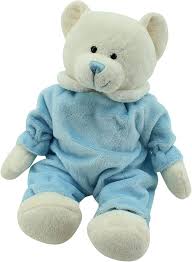 Oso de Peluche Azul para Dormir - Sweety Toys 90228
