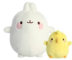 Set de Peluches Aurora Molang: Molang y Piu Piu