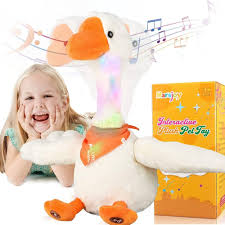 Ganso Hablante y Bailarín 13” - Juguete Interactivo para Bebés