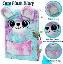 Diario SuperStyle con Cerradura: Oso Adorable para Niñas