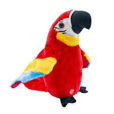 Loro Parlante Interactivo de Peluche - Juguete Electrónico con Grabación