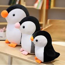 Peluche de Pingüino 35 cm - Cojín Decorativo Infantil
