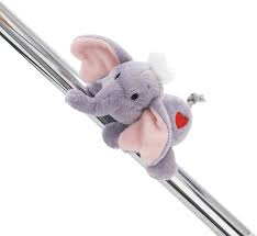 Peluchito Elefante Gris con Imán - MagNICI Amor 12cm