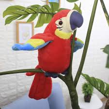 Loro Parlante Eléctrico de Peluche