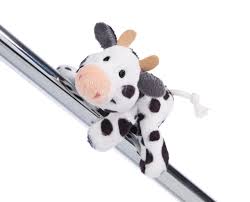 NICI - Vaca Cowluna 12cm Blanco: Peluche Sostenible